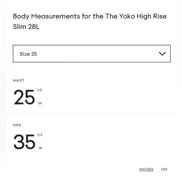 Aritzia Denim Forum The Yoko High Rise Slim Denim size  25 Vintage Wash Cotton - Picture 7 of 15